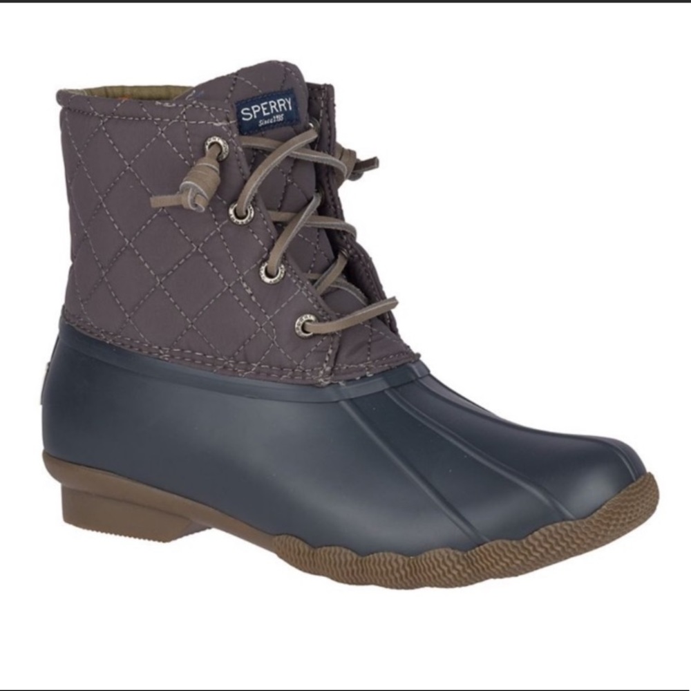 ☔️💜SPERRY💜❄️Women’s Saltwater Quilted Duck Boots